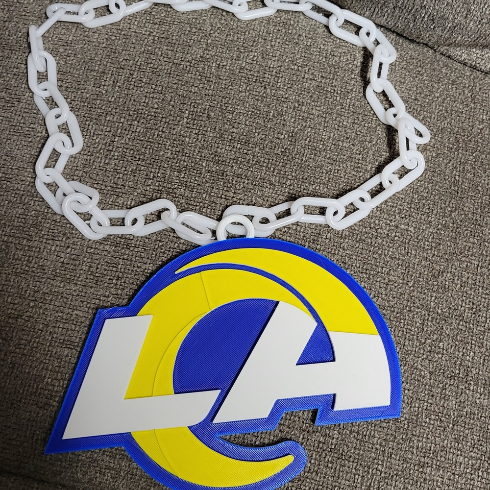 LA Rams Logo with Chain